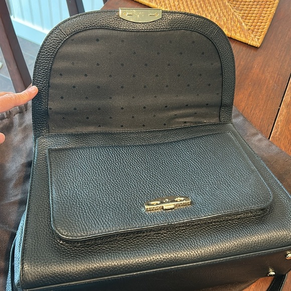 New Kate Spade Carolyna Pine Grove Way Black Satchel Bag - Picture 11 of 13